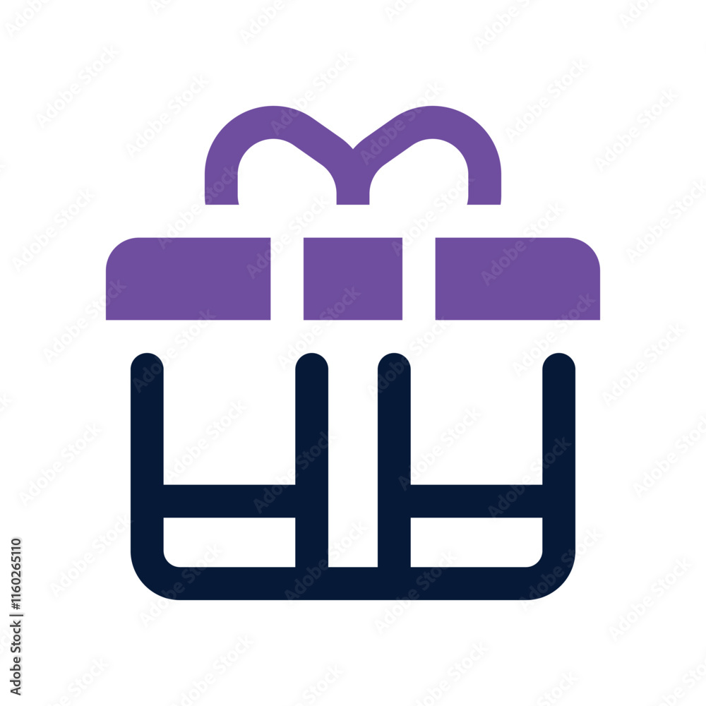 gift icon. vector dual tone icon for your website, mobile, presentation, and logo design. gift icon. vector dual tone icon for your website, mobile, presentation, and logo design.
