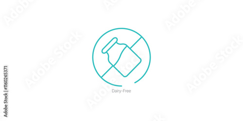 Dietary-Free Badge Vector Icon for Specialized and Allergy-Safe Products