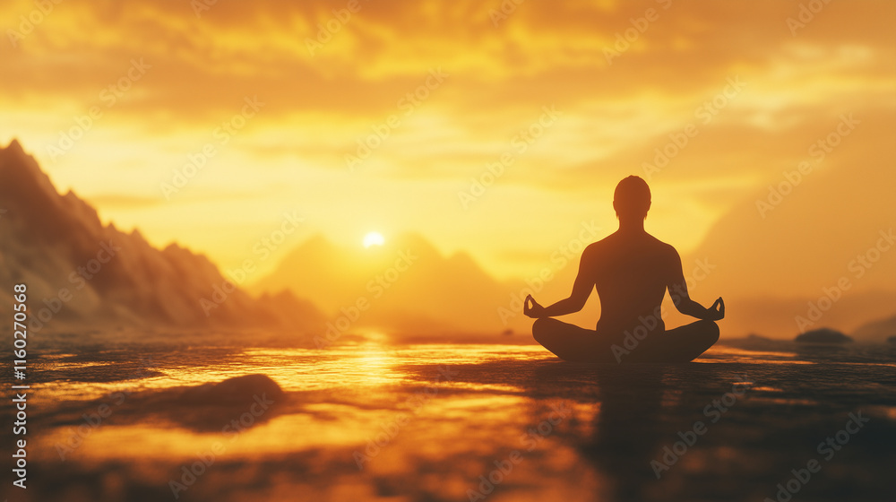 Person sitting in a meditation pose at sunset. Silhouette, man, meditation, mountains sunset, sitting, person, meditating,. A person sitting and meditating at sunset. Silhouette of sunset. Lifestyle. Person sitting in a meditation pose at sunset. Silhouette, man, meditation, mountains sunset, sitting, person, meditating,. A person sitting and meditating at sunset. Silhouette of sunset. Lifestyle.