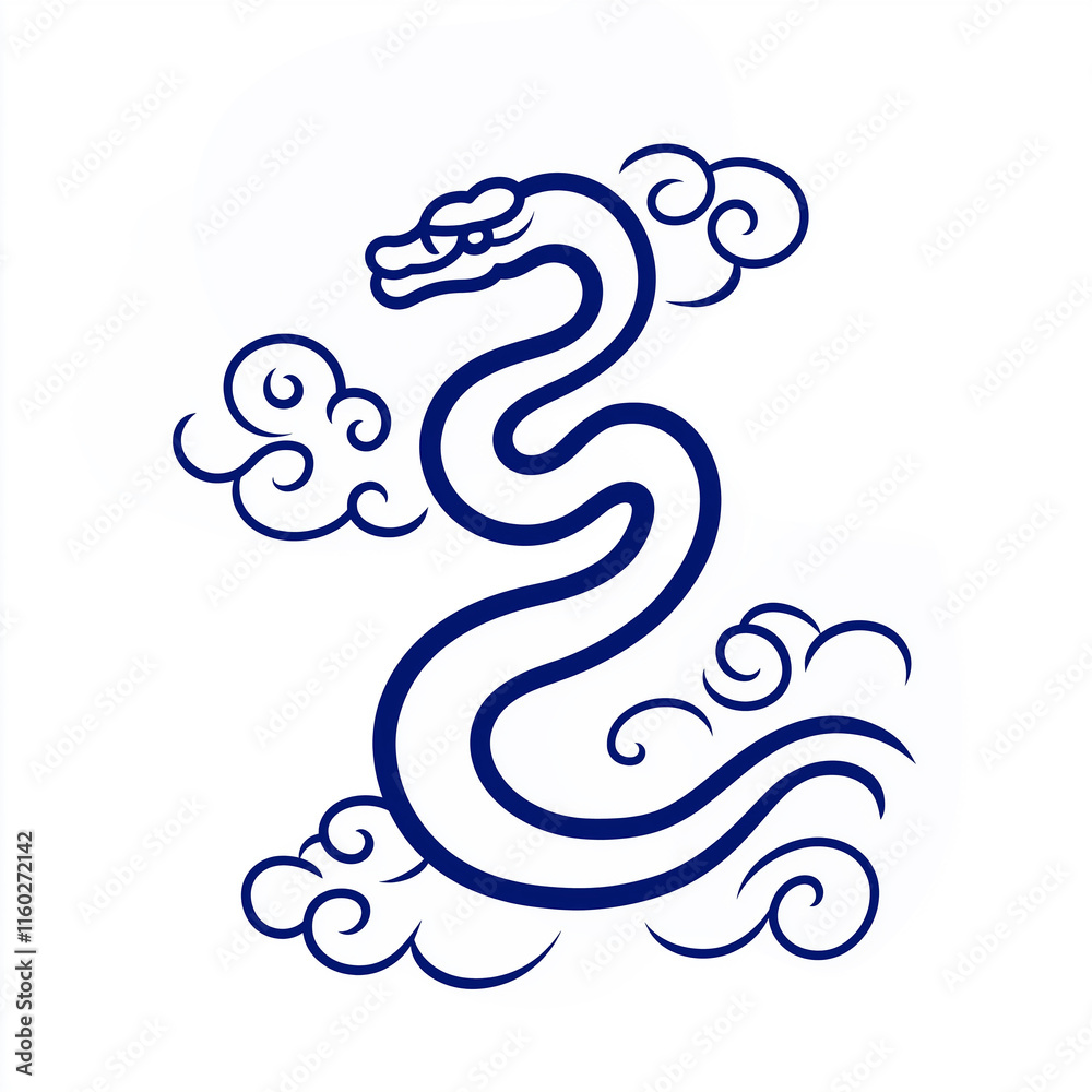 Snake illustration suitable for New Year's card in 2025, blue snake, Chinese zodiac, 12 zodiac, Year of the snake, New Year's card, Season's card, blue snake, Korea, Japan Snake illustration suitable for New Year's card in 2025, blue snake, Chinese zodiac, 12 zodiac, Year of the snake, New Year's card, Season's card, blue snake, Korea, Japan