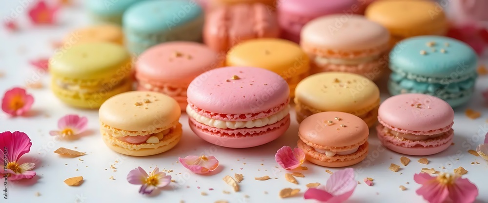 Pastel Macarons: A Delicate and Colorful Culinary Delight Pastel Macarons: A Delicate and Colorful Culinary Delight