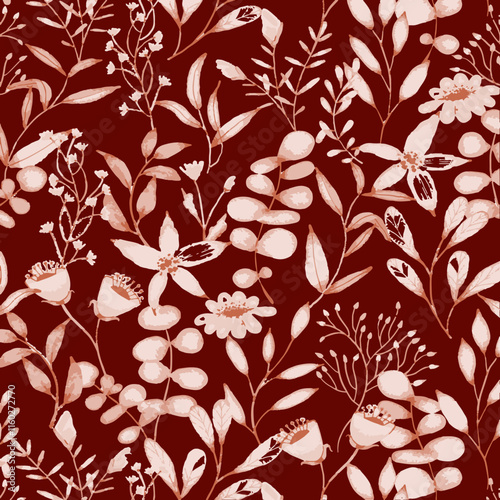 Pattern Floral Flower Design Textile Illustration