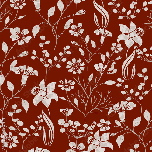 Pattern Floral Flower Design Textile Illustration