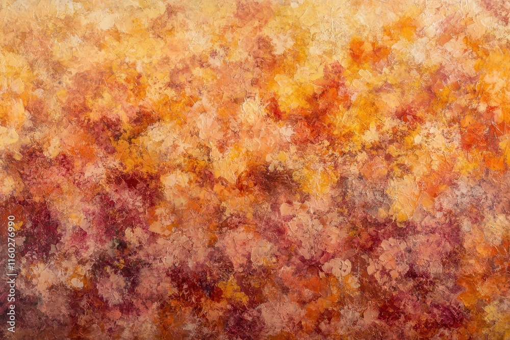 Autumnal Hues Abstract Textured Painting Autumnal Hues Abstract Textured Painting