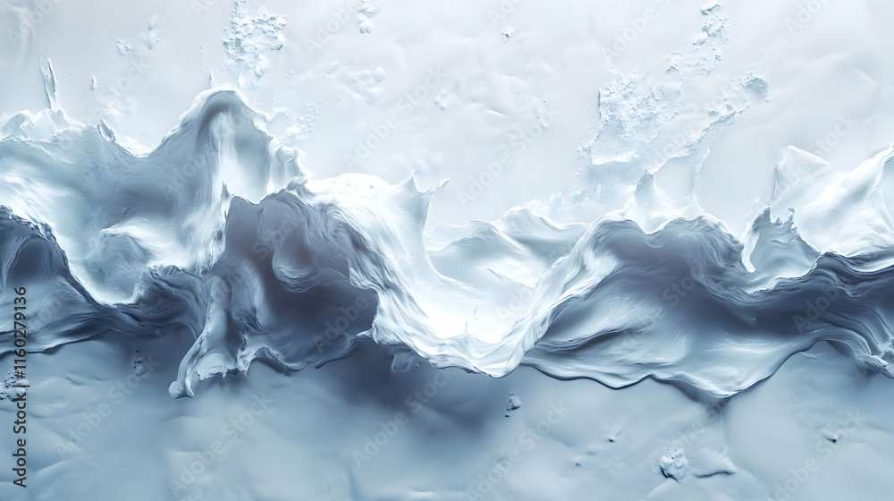 Abstract representation of textured waves in soft, muted tones. Abstract representation of textured waves in soft, muted tones.
