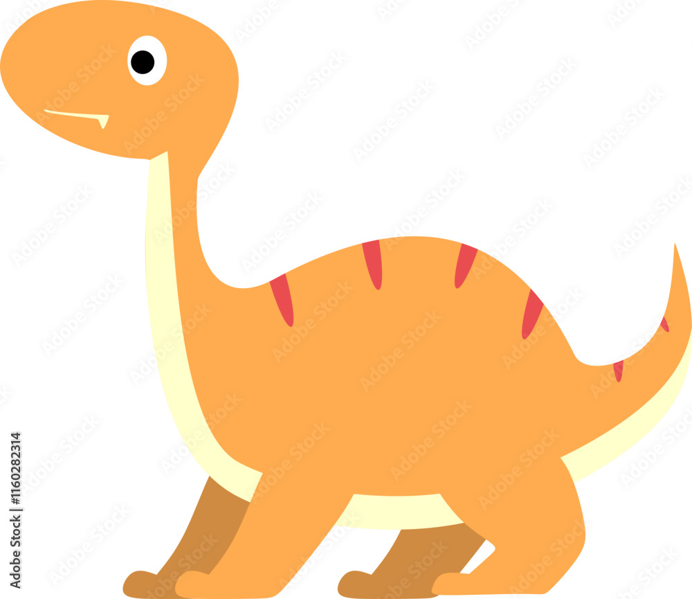 Cute Dinosaurus Illustration Cute Dinosaurus Illustration