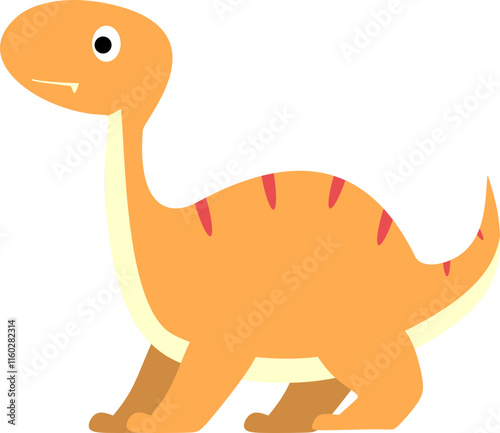Cute Dinosaurus Illustration