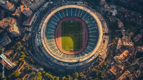 Wallpaper Mural Exciting sporting event in a modern stadium aerial view of vibrant atmosphere urban environment Torontodigital.ca