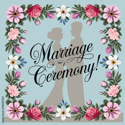  Wedding card vector