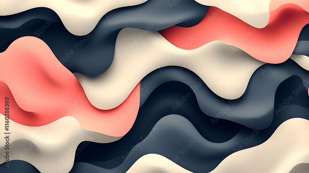 A wavy abstract design featuring soft colors and flowing shapes. A wavy abstract design featuring soft colors and flowing shapes.