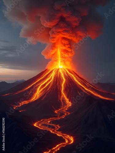 volcano eruption volcano