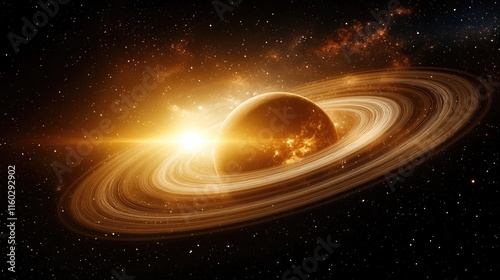 Stunning celestial event space digital artwork cosmic environment cosmic viewpoint universe concept