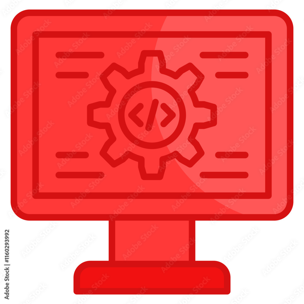 Monitor Icon Element For Design Monitor Icon Element For Design