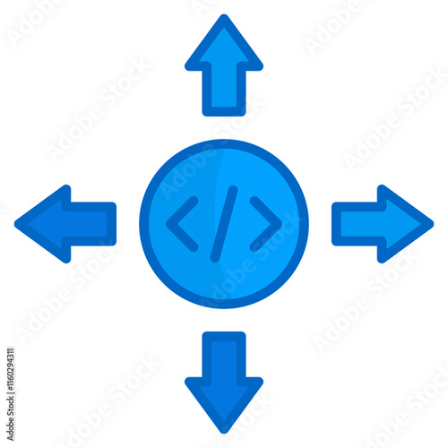 Deploy  Icon Element For Design