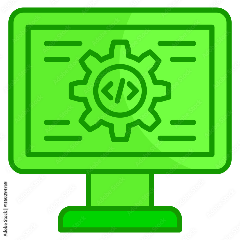 Monitor Icon Element For Design Monitor Icon Element For Design
