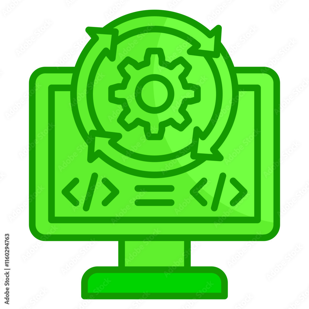 Continuous Icon Element For Design Continuous Icon Element For Design