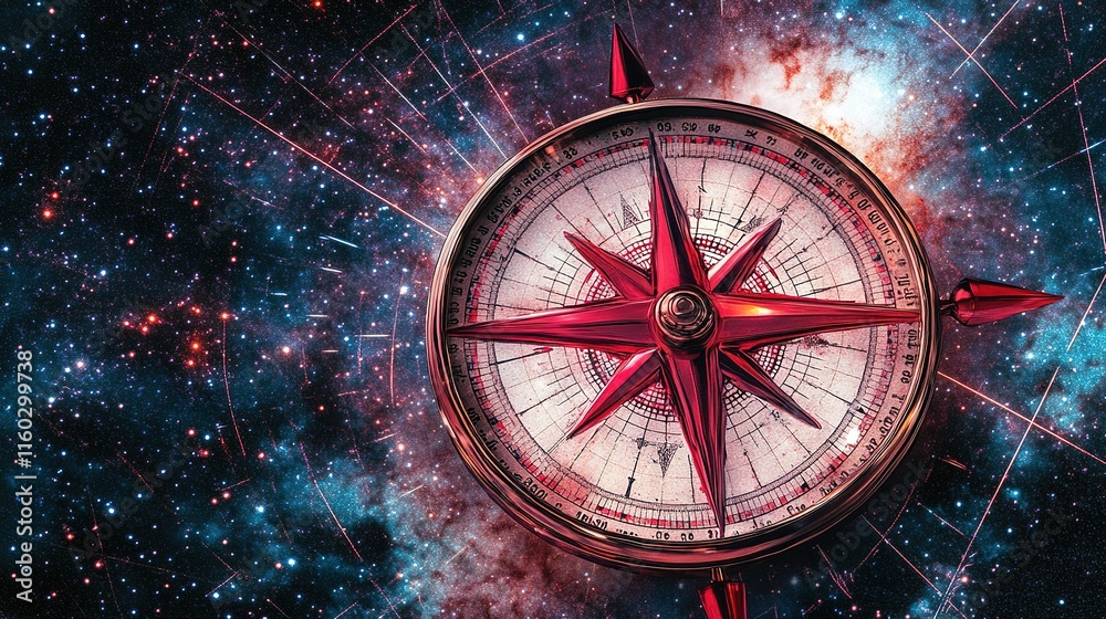 A compass with a glowing arrow pointing to a shining star in the distance, symbolizing life purpose and motivation. A compass with a glowing arrow pointing to a shining star in the distance, symbolizing life purpose and motivation.