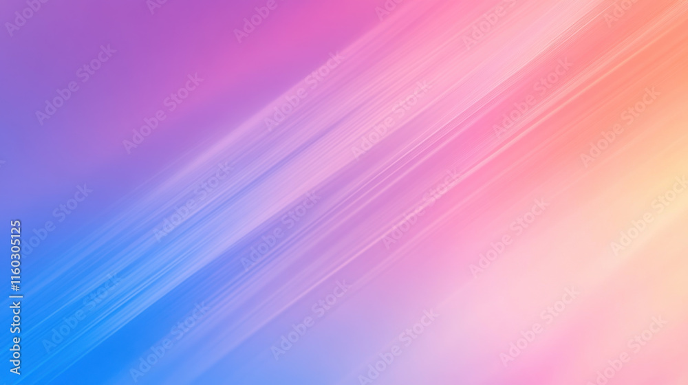 Dynamic abstract gradient of pink, blue, and orange tones with light rays and soft transitions Dynamic abstract gradient of pink, blue, and orange tones with light rays and soft transitions