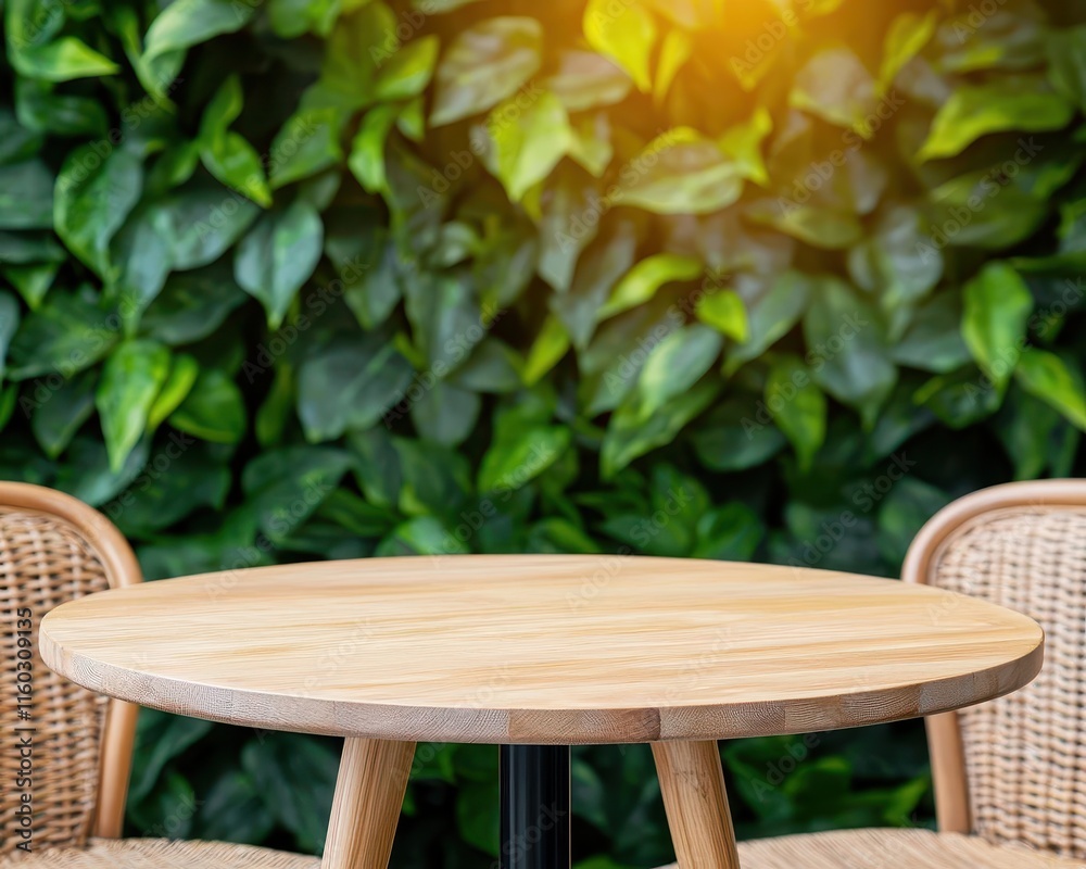 Rustic coffee shop with woven chairs, wooden tables, and cozy atmosphere, woven charm coffee shop, natural, welcoming