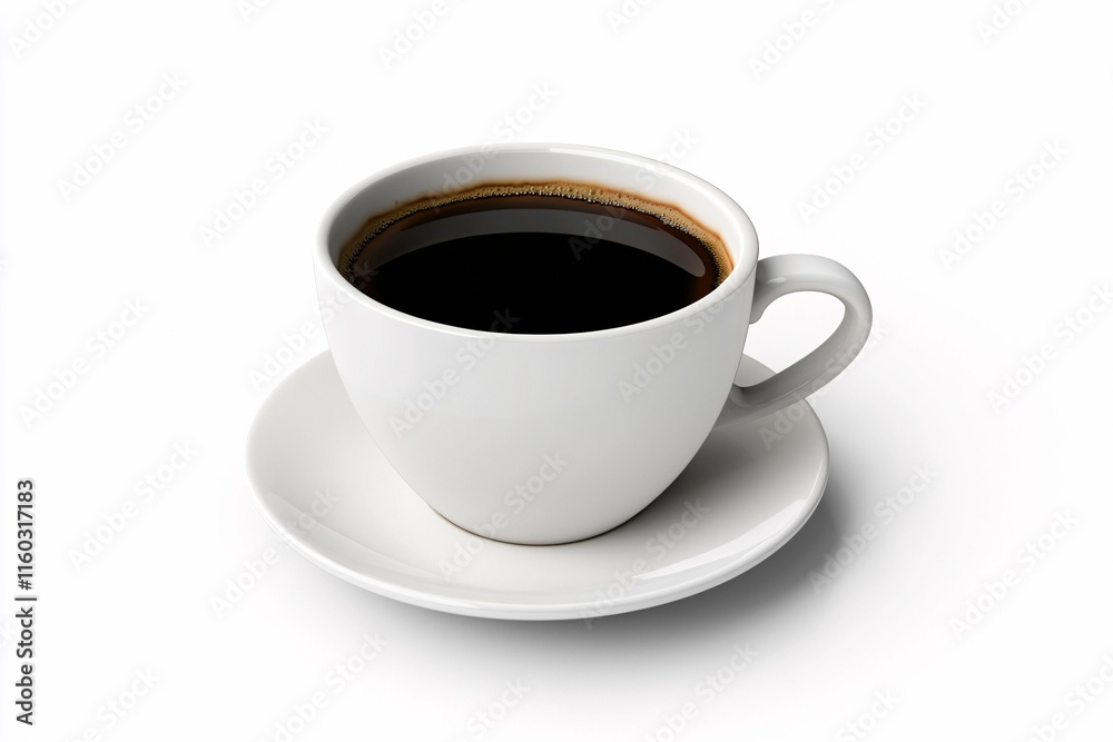Modern coffee cup mockup on a pristine white background, perfect for highlighting branding and artistic designs. Modern coffee cup mockup on a pristine white background, perfect for highlighting branding and artistic designs.