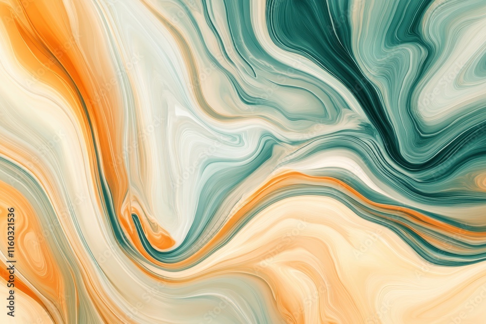 Abstract Swirling Marble Design in Earthy Tones Abstract Swirling Marble Design in Earthy Tones