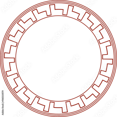 Chinese New Year Circle Frame 