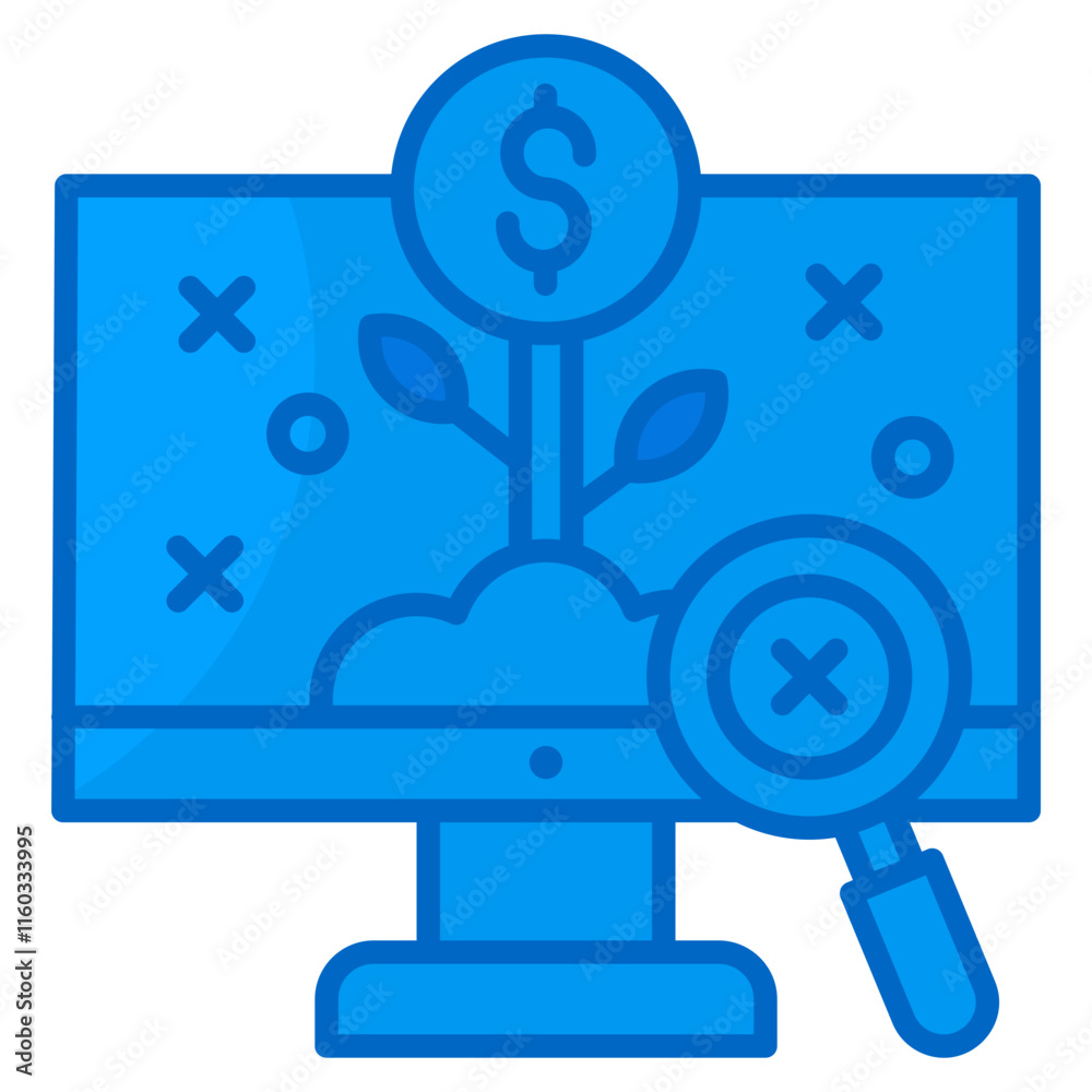 Investment Strategy Icon Element For Design Investment Strategy Icon Element For Design