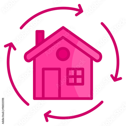 Return On Assets  Icon Element For Design