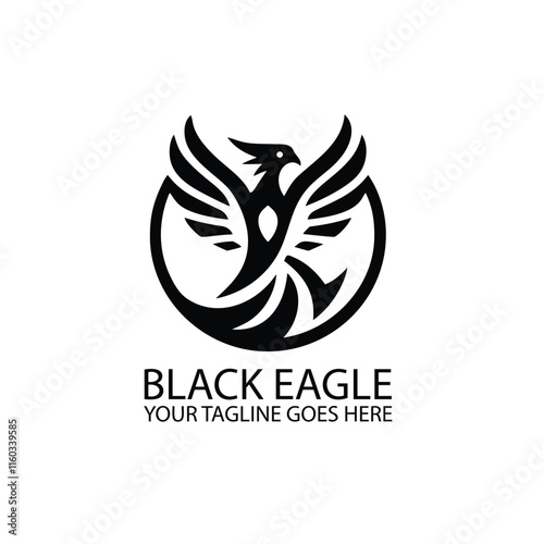 Wallpaper Mural Black Eagle Logo Torontodigital.ca