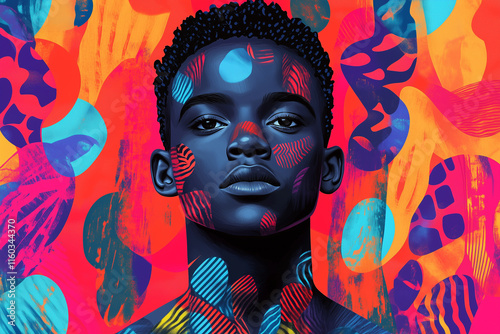 Wallpaper Mural February is Black History Month. Holiday illustration. Torontodigital.ca