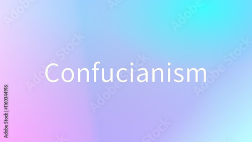 Confucianism のグラデーション背景イラスト