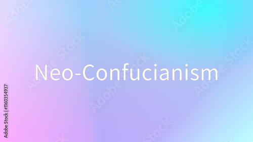 Neo-Confucianism のグラデーション背景イラスト