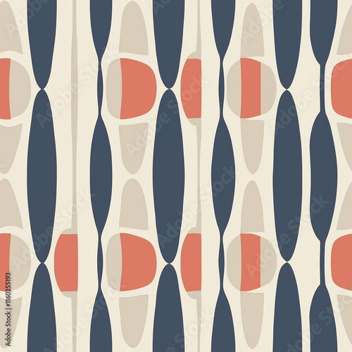 Seamless fabric pattern design modern art digital textile print indoor decor aesthetic viewpoint unique fabric concept