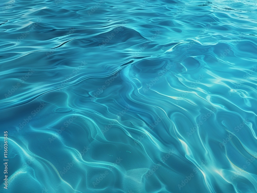 Transparent crystal blue clear water surface texture with ripples, splashes and bubbles, background- backdrop Transparent crystal blue clear water surface texture with ripples, splashes and bubbles, background- backdrop