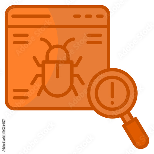 Bug Tracking  Icon Element For Design