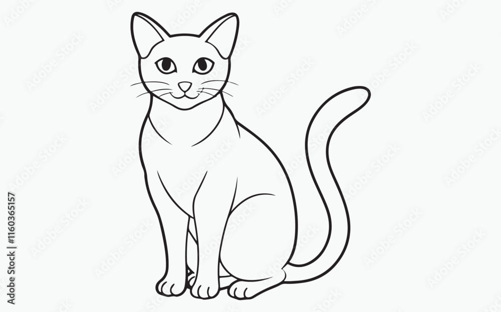 cat line art cat line art