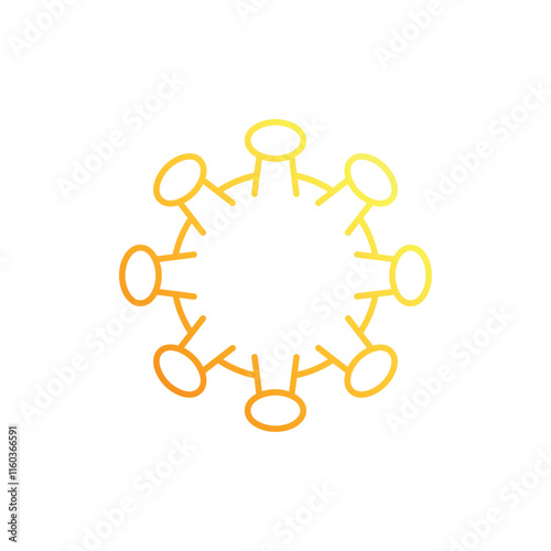 Virus vector icon