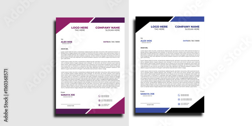 unique letterhead template