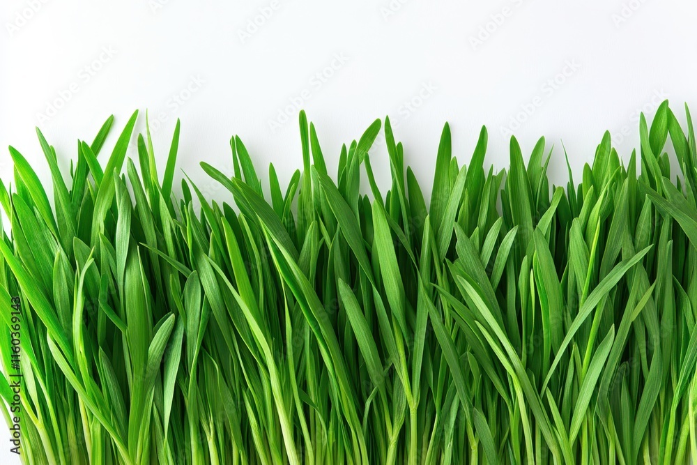 Lush green grass isolated on white background. (1) Lush green grass isolated on white background. (1)