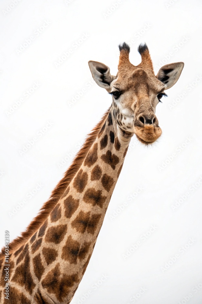 portrait of a giraffe portrait of a giraffe