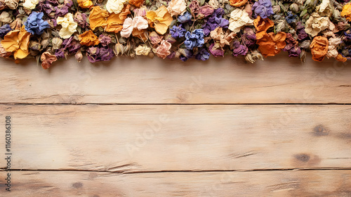 Dried Flowers Decorate Rust...