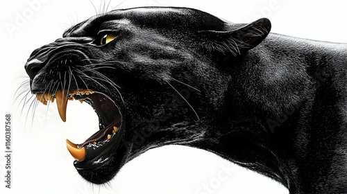 Black Panther Roars Fiercel...
