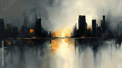 Cityscape Reflects on Water...