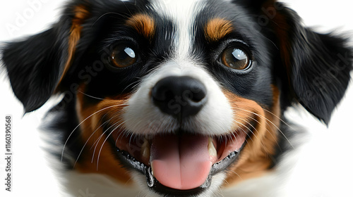 Happy Dog Shows Tongue, Nos...