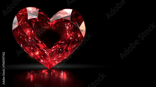Red Heart Diamond Shines Br...