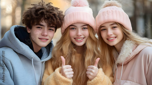 Teens Give Thumbs Up: Frien...