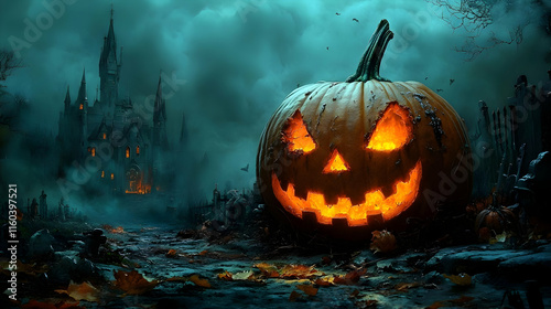 Spooky Castle and Glowing P...