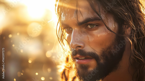 Man Feels Sun Warmth, Sweat...