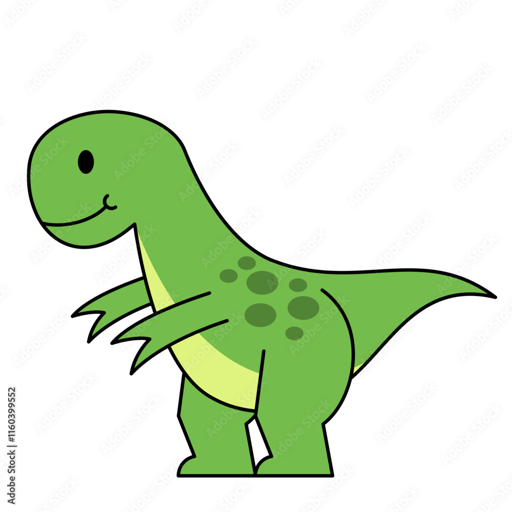 Fototapeta premium Dinosaur Cute Illustration