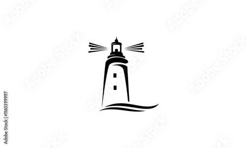 Lighthouse logo vector